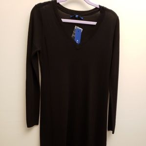 NWT Apt.9 Black Lightweight Sweater Tunic S